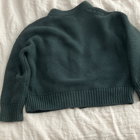 Alex Mill Nico Cardigan - Dark Spruce - Picture 3 of 6